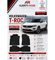 VOLKSWAGEN T-ROC 2026 - 2026 Araca Özel Kauçuk 3D Profesyonel Oto Paspası