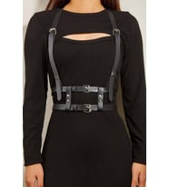 Mulvxbrf Brf02 Omuzdan Askılı Delden İki Sıralı Kemer Harness - Brf941 (Mulvix)