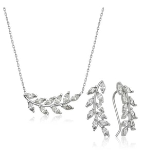 925 Ayar Gümüş Başak Set