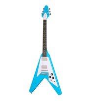 Epiphone Inspired by Gibson Flying V '70s Elektro Gitar (Maui Blue)