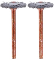 Dremel 530 Paslanmaz Çelik Fırça, Paslanmaz Çelik Ve Gümüş Temizleme, 19 Mm, 2'Li