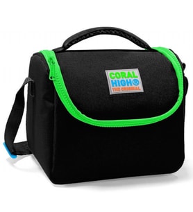Coral High Siyah Yeşil Kız ve Erkek Çocuk Yalıtımlı Beslenme Çantası