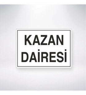 Kazan Dairesi 21x28 Arkası Yapışkanlı Levha