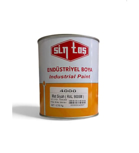 SİNTAŞ ENDÜSTRİYEL 4000 MAT SİYAH RAL 9005M 0,75KG 1/1