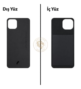 Reeder S23 Max Pro Siyah Arka Kapak Arka Cam Batarya Kapağı Lazer Kesim Kapak Pil Kapağı Back Cover