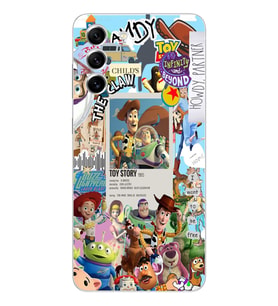 Samsung Galaxy S21 FE Uyumlu Toy Story Tasarımlı Şeffaf Telefon Kılıfı