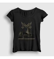 Presmono Kadın Siyah The True Mayhem T-Shirt 65101tt