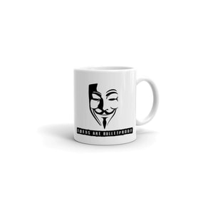 Ideas Are Bulletproof Baskılı Kupa/bardak