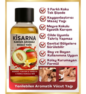 Masaj Yağları Erotik Masaj Yağları Mango Kavun Vanilya Karışık Kokulu Aromatik Miks