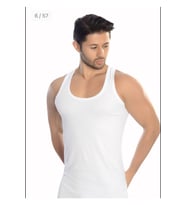 LİKRALI ERKEK ATLET (Beyaz)