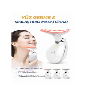 Boyun ve yüz kırışıklık giderici 3 programalı güzellik cihazı