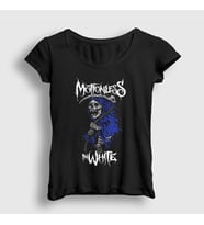 Presmono Kadın Siyah Reaper Motionless In White T-Shirt 166467tt