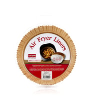 50PCS YUVARLAK TABAN: 20CM - KENAR: 4.5CM AİR FRYER PİŞİRME KALIP KAĞIT (5680)