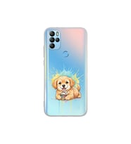 General Mobile GM 21 Pro ile Uyumlu Splash Köpek Tasarımlı Şeffaf Silikon Kılıf