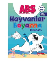 ABS 4-6 Yaş Hayvanlar Boyama Kitabım