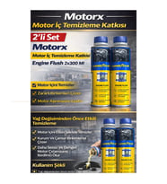 2 Adet Motor İç Temizleme Katkısı Engine Flush 300 Ml Yağ Değişim Öncesi Motorx