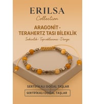 Sertifikalı Aragonit Doğal Taş Bileklik - Sakinlik Topraklanma Denge Taşı (Çok Renkli)