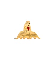 Kişiye Özel Ahşap Dino Aile Puzzle