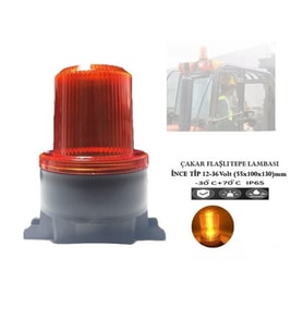 Flaş Çakarlı Tepe Lambası 12-36 Volt