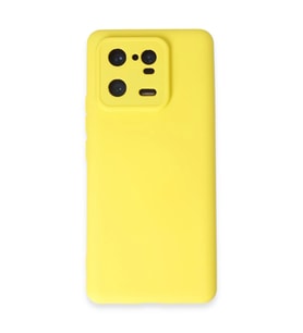 Xiaomi Mi 13 Pro Kılıf Nano İçi Kadife Silikon - Sarı