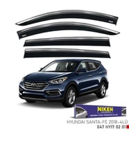 Hyundai Santa Fe Kromlu Cam Rüzgarlığı Niken 2018 Sonrası