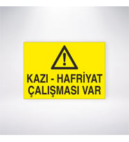 Kazı-Hafriyat Çalışması Var