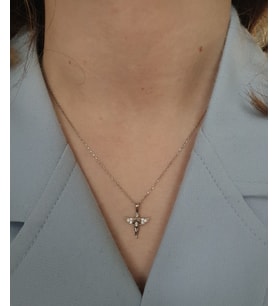 PERİ BEBEK MODEL BAYAN GÜMÜŞ KOLYE