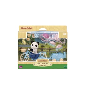 Sylvanian Families Bisiklet ve Paten Seti -Panda Kız ESF5652