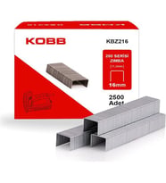 KOBB KBZ216 16mm 2500 Adet 200 Serisi Ağır Hizmet Tipi Zımba Teli