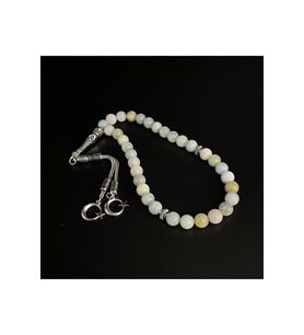 Helkum(Helidor-Akuamarin-Morganit) 8mm 33lük Doğal Taş Tesbih