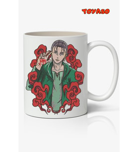 Attack On Titan  Anime Temalı Beyaz Kupa Bardak Sevgiliye Arkadaşa Hediye