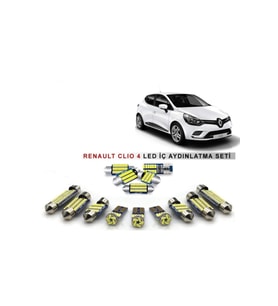 Renault Clio 4 Uyumlu Led Iç Aydınlatma Ampul Seti Parlak Beyaz