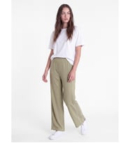 LCW Modest Haki Şerit Detaylı Soft Touch Kadın Eşofman Altı