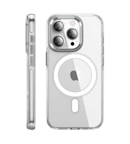 Joko Apple İphone 15 Pro Max Kılıf Crystal Magsafe Kapak - Şeffaf