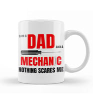 I Am A Dad And A Mechanic Nothing Scare Kupa Bardak Porselen