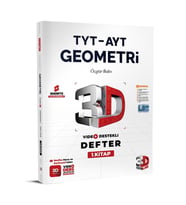 3D TYT-AYT Geometri Defter Video Destekli