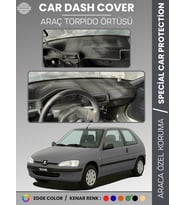 PEUGEOT 106 (1991-2003) Torpido Örtüsü Ön Göğüs Torpido Koruma Birebir Uyum Kaymaz Özel Kesim