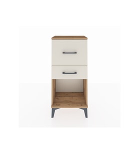 Arges Komodin 2 Çekmeceli 44x30x96 Çam-Aytaşı