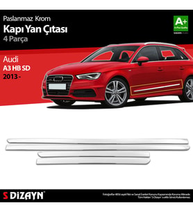 Audi A3 HB SD Krom Kapı Yan Çıtası 2013-2017