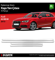 Audi A3 HB SD Krom Kapı Yan Çıtası 2013-2017