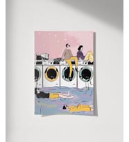 Çerçevesiz Poster Deterjan Rüyası (Çok Renkli)