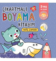 Çıkartmalı Boyama Kitabım-Tatil Zamanı
