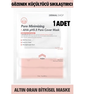 DERMAL Shop Gözenek Azaltan X Aha Ph5.5 Gözenek Maskesi 25 GR