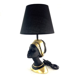 EŞARPLI KADIN ABAJUR GOLD-AB105-2