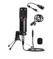 Lastvoice BM800 Condenser Stüdyo Mikrofon (Mini Tripod + 7.1 Ses Kartı)