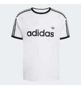 adidas KF0418 3S RINGER T Erkek Tişört (Beyaz)