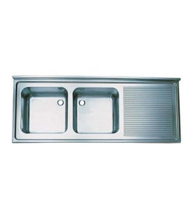 Tablalı Evye, 200x70 Cm