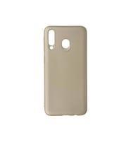 Samsung Galaxy M30 Premium Silikon Kılıf Gold