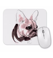 Pug Köpek Fransız Bulldog Mouse Pad