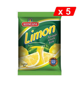 Altıncezve Limon Aromalı İçecek Tozu 250 Gr - 5Lİ PAKET